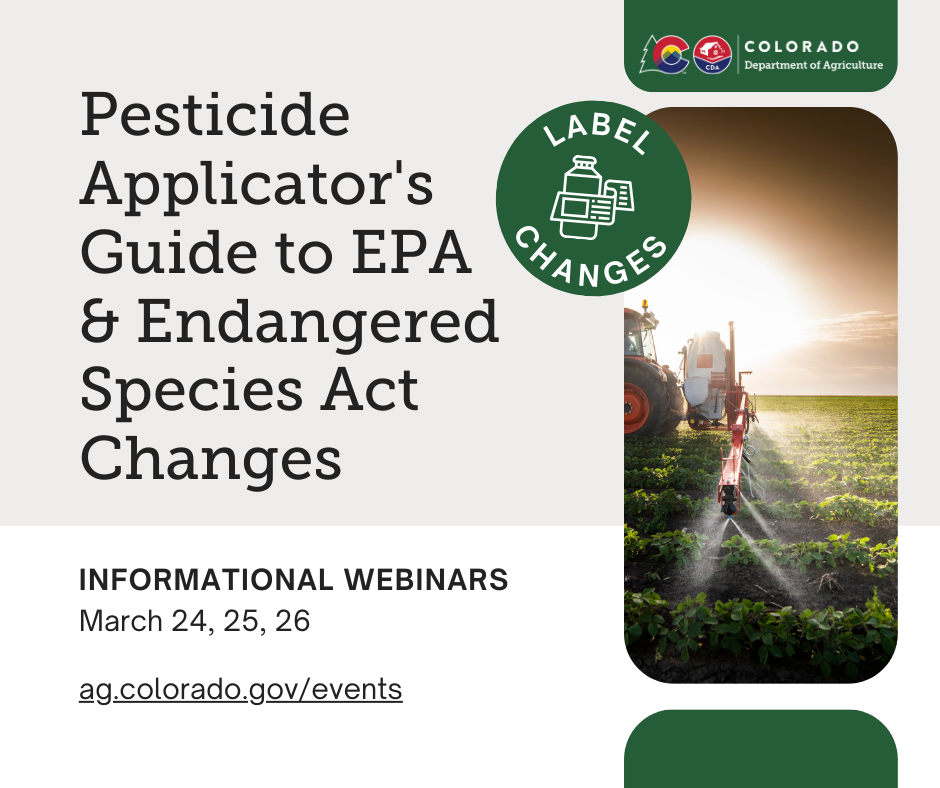 A pesticide truck sprays an agricultural field