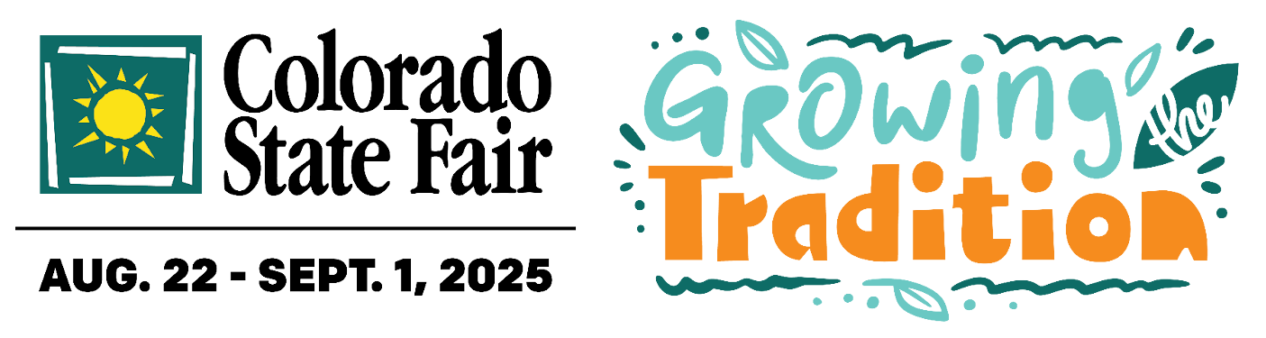 Colorado State Fair, Aug 22 to Sept 1, 2025, Growing the Tradition logo