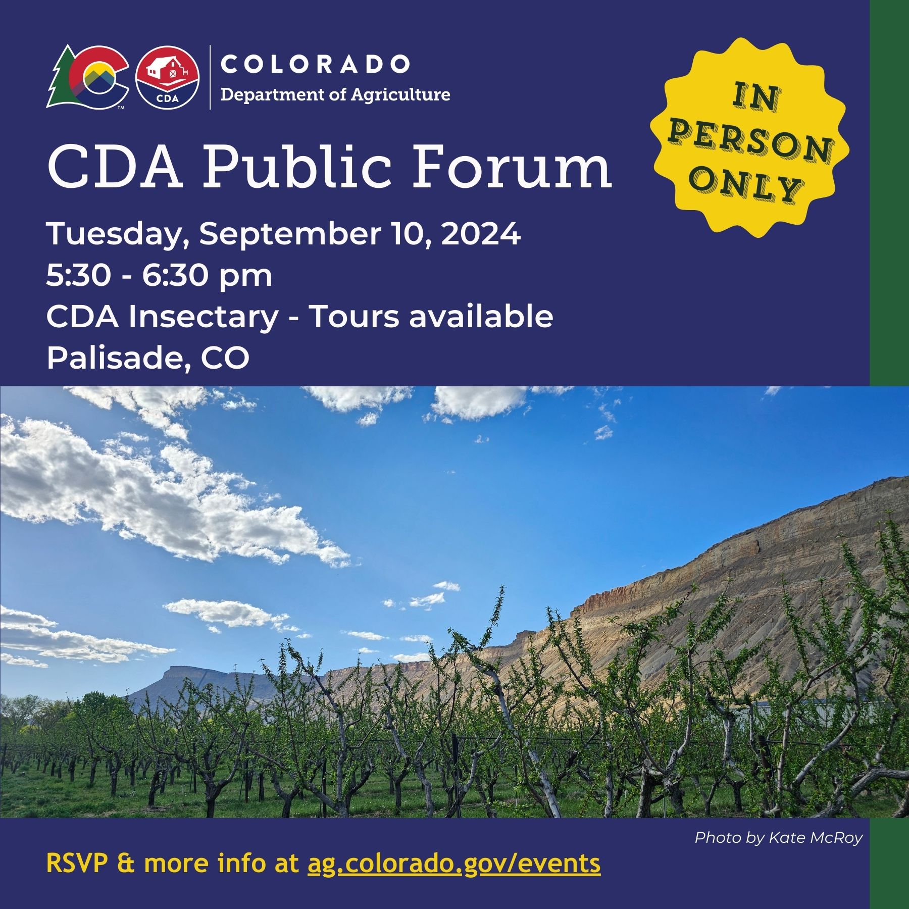 CDA Public Forum in Palisade