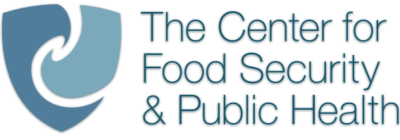 Logo for Iowa State University's Center for Food Security & Public Health