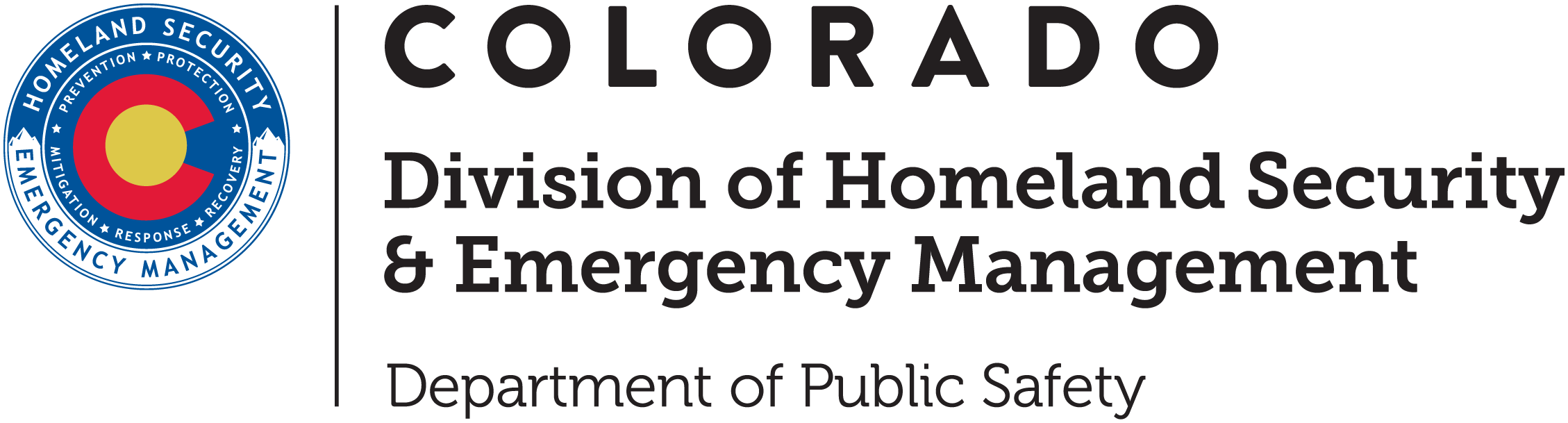 CO DHSEM round homeland security logo