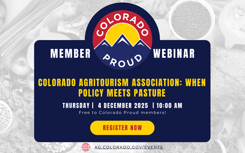 Colorado Agritourism: When Policy Meets Pasture