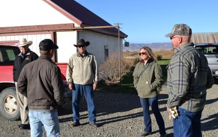 Commissioner Greenberg visiting the Las Animas County Fairgrounds