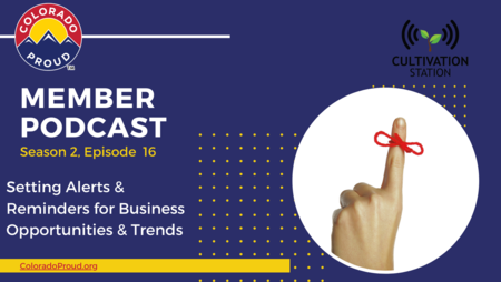 Setting Alerts & Reminders for Business Opportunities & Trends