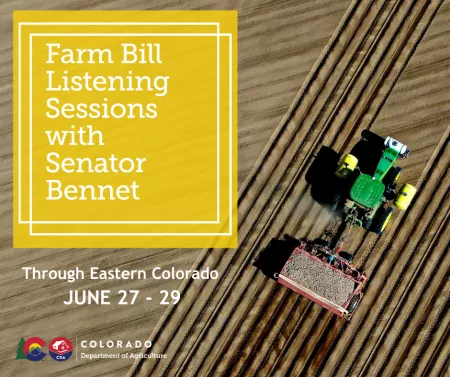 Farm Bill listening sessions with Sen. Bennet