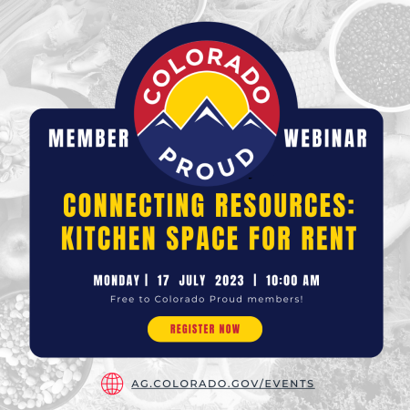 Colorado Proud Webinar - Connecting Resources: July 17 2023