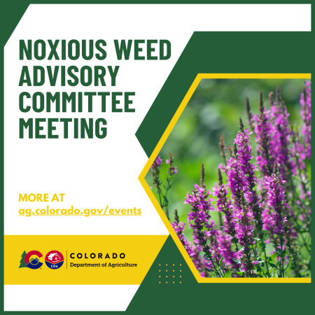 Noxious Weed Advisory Committee Meeting