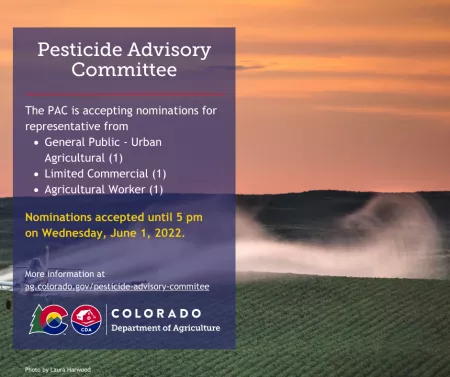 Pesticide Advisory Committee taking nominations