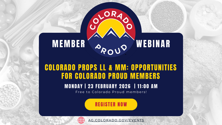Colorado LL & MM: Opportunities for Colorado Producers